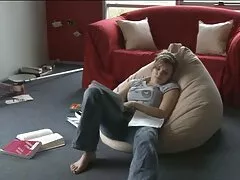Grande garoto porra red tuby caseiro uma Carro bonita loira